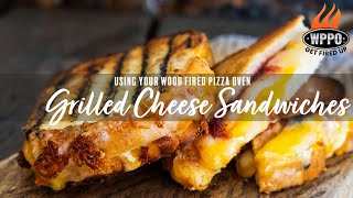 Grilled Cheese Sandwiches in the Pizza Oven  Smoked to perfection [upl. by Eesdnyl92]