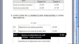 193 Dépréciations sur stocks [upl. by Hallette]