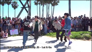 Trainee A LET IT GO by Higher Brothers Blockboy JB  Original choreography  LA Mini Busking [upl. by Nelloc848]