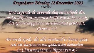 Dagteksten amp Gebed Dinsdag 12 December 2023 [upl. by Sapphira]