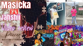 Masicka FT Jahshii pieces music video review  reaction [upl. by Aihsile]