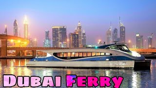 Dubai Ferry Ride  Al Ghubaiba to Blue Water Boat Ride [upl. by Almallah]