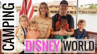 CAMPING AT DISNEY WORLD Full Time Traveling Family of 6 RV America [upl. by Lenna]