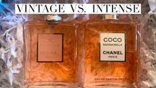 New CHANEL Coco MADEMOISELLE INTENSE Unboxing amp Vintage Comparison [upl. by Ethelstan847]