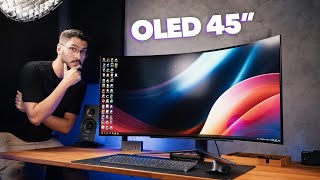 o NOVO MONITOR GAMER MAIS INSANO  Review do LG UltraGear OLED Curvo 45 240Hz 😮‍💨 [upl. by Whitcomb]