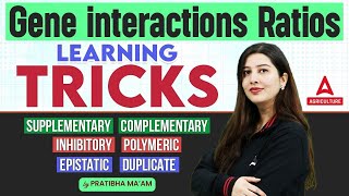 Gene Interactions Ratios Learning Tricks  By Pratibha Mam [upl. by Pris]