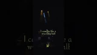 Wrecking Ball  Miley Cyrus  Live [upl. by Aleunam722]