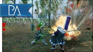 THROUGH FIRE AND CHAOS THE SAMURAI CHARGE  Total War Shogun 2 [upl. by Aekin]