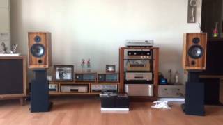 Mcintosh C24 and Inkel TEMAA1 Poweramp Spendor SP2 [upl. by Elleryt392]