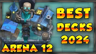 Best Arena 12 Decks Spooky Town Decks in Clash Royale  Best Clash Royale Arena 12 DECKS 2024 [upl. by Anayad]