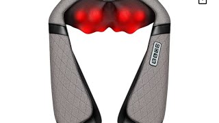 Shiatsu Back Neck Massager review [upl. by Eivla652]