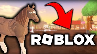 This NEW ROBLOX Horse Game is SO ADDICTIVE [upl. by Oswell]