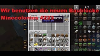 Wir benutzen die neuen Baublöcke Minecolonies 223 Lets play Minecraft germandeutsch [upl. by Shauna]