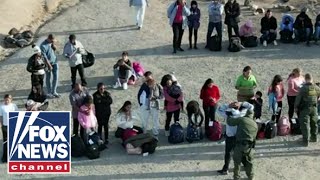 WATCH Chinese migrants flood California southern border [upl. by Adon]