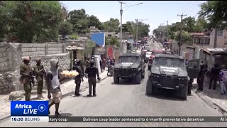 Kenyan police begin operations patrolling streets of Haiti’s capital [upl. by Torrance]