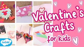 10 Easy DIY Valentines Day Crafts for Kids  Valentines Gifts Kids Can Make [upl. by Brittany]