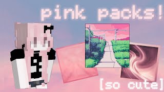 Top 3 Pink Bedwars Texture Packs 189 [upl. by Leda]