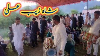 Shahzeb Ali Hazara Dhol dance  Samiullah Khan shaadi [upl. by Husain]