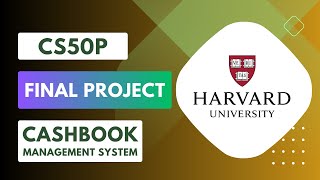 CASHBOOK Management System  CS50p Final Project Demo [upl. by Nosirb875]