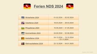 Ferien NDS 2024 [upl. by Buffo136]