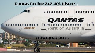 Fleet History  Qantas Boeing 747400 1989present [upl. by High]