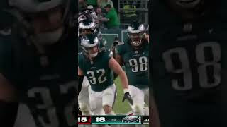 CJ GardnerJohnson STUFFS the 4th down play 🦅🔥 I Eagles vs Falcons Highlights [upl. by Civ]