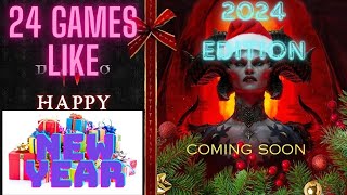 24 UPCOMING DIABLO LIKE GAMES IN 2024 [upl. by Trebma279]