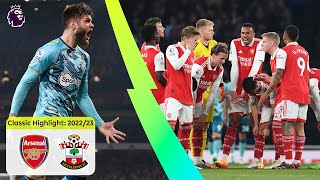 Last Minute DRAMA  Arsenal 33 Southampton  Classic Premier League Highlights [upl. by Enisamoht]