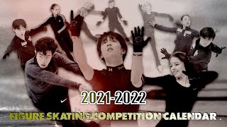 Exciting Figure Skating Events coming up Season 202122 All Competitions Calendar [upl. by Nowed]