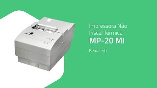 Impressora Não Fiscal Matricial MP20 MI  Bematech  ZIP Automação [upl. by Quartas429]