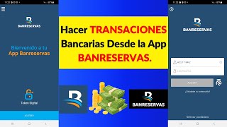 Como Realizar TRANSFERENCIAS Bancarias Desde la App Banreservas banreservas technology viral [upl. by Eevets29]