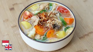 Resep SUP AYAM Favorit Satu Keluarga Sehat Tetap Gurih [upl. by Ydnas361]