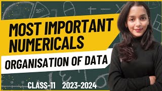 Class11  Statistics  Ch4  Organisation of Data  Most important questions  CBSE  Study Pro [upl. by Selim]