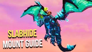 Vitreous Stone Drake  Slabhide Mount Guide WoW [upl. by Egamlat202]