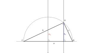 Triángulo rectángulo dados un vértice una mediatriz y una altura [upl. by Coveney]