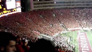 First Jump Around of 2009 at Camp Randall Stadium 9509 [upl. by Adnat194]