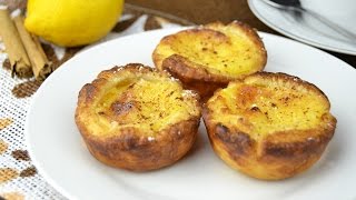 Pasteles de Belém  Pastelitos de Nata  Postre Fácil Rápido y Muy Rico [upl. by Latsyk]