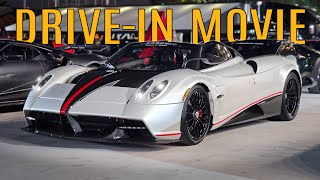 Pagani Zonda Huayra Chiron Pur Sport Centenario  HYPERCAR DRIVEIN MOVE NIGHT  Miami Concours [upl. by Naols]