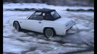 Reliant Scimitar SS1 in the snow 09 [upl. by Hike]