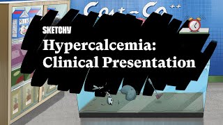 Hypercalcemia Lesson Clinical Presentation Part 1  Sketchy Medical  USMLE Step 2 CK [upl. by Ahsenik]