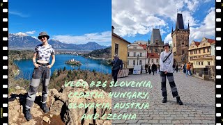 Vlog 26 Slovenia Croatia Hungary Slovakia Austria and Czechia [upl. by Ynabe]