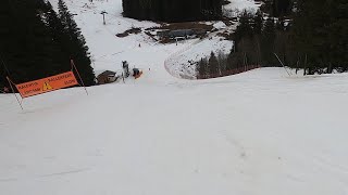 AVOID THE DODGY BITS Skiing blue PT CHOUCAS  BLACK GD CHOUCAS MEGEVE resort GoPro POV  Feb 2024 [upl. by Lokkin]