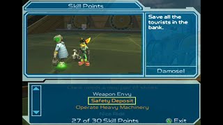 Ratchet and Clank 2 Going Commando Skill Point Planet Damosel Safety Deposit [upl. by Chadbourne]