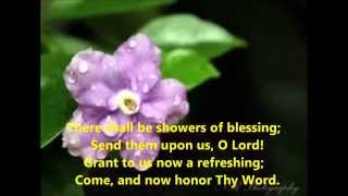 Showers of blessing Christian devotional song with lyrics [upl. by Eiramalegna467]