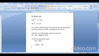 pH metric titration of dibasic acid [upl. by Issirk955]