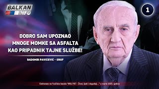 INTERVJU Radomir Pavićević  Upoznao sam mnoge momke sa asfalta kao pripadnik službe 3132023 [upl. by Letreece]