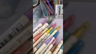 1 Minute ASMR Swatching Markers asmr markers swatches [upl. by Geralda]