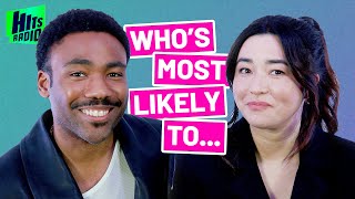 Donald Glover amp Maya Erskine Play Whos Most Likely To  Mr amp Mrs Smith [upl. by Atnoid]