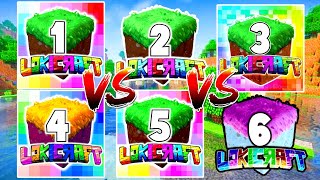 Lokicraft 1 VS Lokicraft 2 VS Lokicraft 3 VS Lokicraft 4 VS Lokicraft 5 VS Lokicraft 6 [upl. by Osnerol]