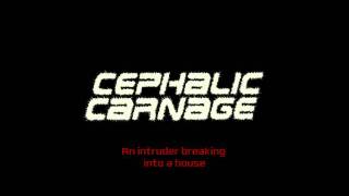 Cephalic Carnage  Paralyzed By Fear [upl. by Anwahsak983]